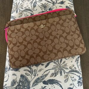 Coach iPad/laptop case